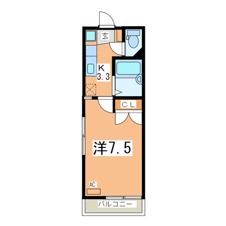 タウンズ安積の物件間取画像